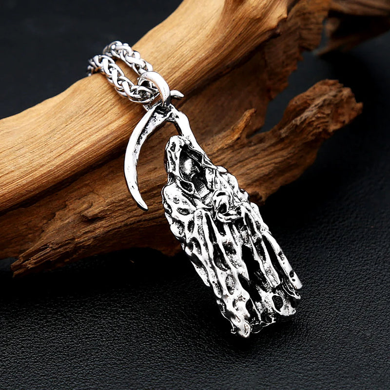 Death Scythe Pendant Necklace